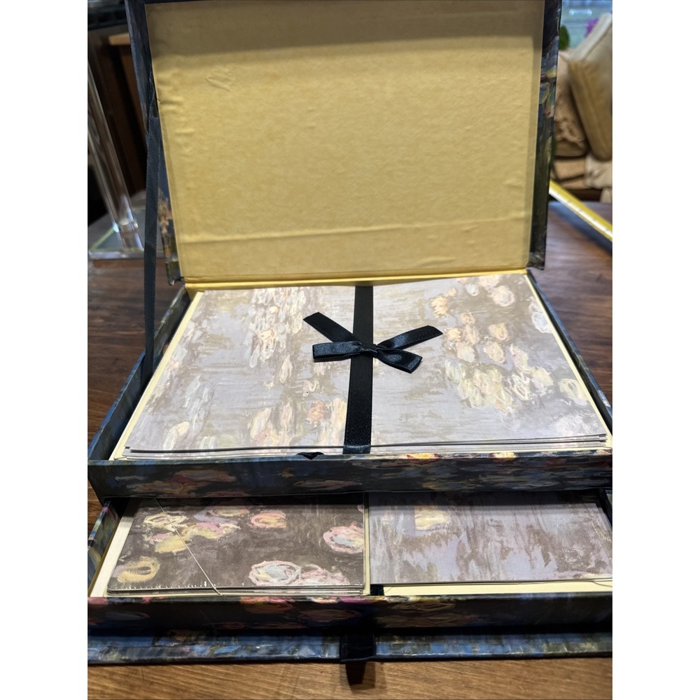 CLAUDE MONET Box Stationary Greeting Cards Envelopes The Impressionist